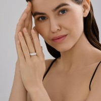 Кольцо из золота с бриллиантами Sokolov 1012765 s.17 4g фото №5 — интернет-магазин Desire.md