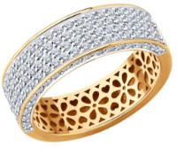 Кольцо из золота с бриллиантами Sokolov 1012765 s.17 4g