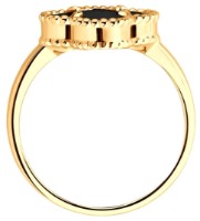 Inel din aur cu onix Sokolov 717202 s.17,5 2,66g imaginea #3 — magazin online Desire.md