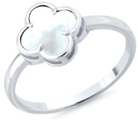 Inel din argint cu sidef Sokolov 83010267 s.16,5 1,75g