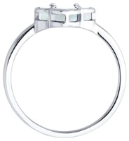 Inel din argint cu sidef Sokolov 83010267 s.16,5 1,75g imaginea #3 — magazin online Desire.md