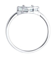 Inel din argint cu sidef Sokolov 83010267 s.18 1,72g imaginea #2 — magazin online Desire.md