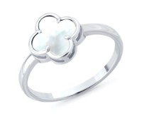 Inel din argint cu sidef Sokolov 83010267 s.18,5 1,85g