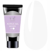 Gel de construcție Tufi Profi Acrylic Gel 01 White Snow 30g imaginea #1 — magazin online Desire.md