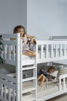 Pat etajat copii MobiCasa Garfield 80x180cm White imaginea #3 — magazin online Desire.md