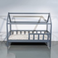 Детская кровать MobiCasa Jasmine 80x160cm Grey фото №2 — интернет-магазин Desire.md