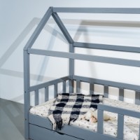 Детская кровать MobiCasa Jasmine 80x160cm Grey фото №4 — интернет-магазин Desire.md