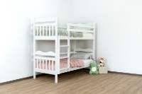 Pat etajat copii MobiCasa Luna (etajat) 90x200cm White imaginea #2 — magazin online Desire.md