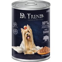 Hrană umedă pentru câini Dr.Trend Game Adult All Breeds 400g