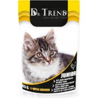 Hrană umedă pentru pisici Dr.Trend Chicken for Kittens 85g 12pcs