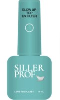 Top pentru gel-lac Siller Glow UP Top UV Filter 15ml