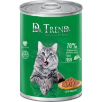 Hrană umedă pentru pisici Dr.Trend Fish Adult All Breeds 400g