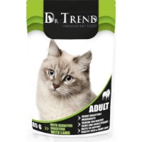 Hrană umedă pentru pisici Dr.Trend Lamb Adult With Sensitive Digestion 85g 12pcs