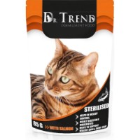 Hrană umedă pentru pisici Dr.Trend Salmon for Sterilised 85g 12pcs