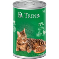 Hrană umedă pentru pisici Dr.Trend Turkey Adult All Breeds 400g