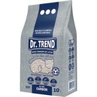 Asternut igienic pentru pisici Dr.Trend Natural Bentonite Active Carbon 10L