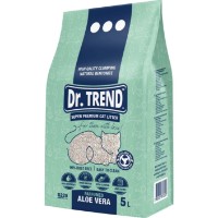 Asternut igienic pentru pisici Dr.Trend Natural Bentonite Parfumed Aloe Vera 5L imaginea #1 — magazin online Desire.md