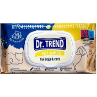 Șervețele Dr.Trend Pet Wipes Hypoallergenic & Sensetive Skin 48pcs