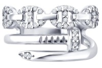 Кольцо из серебра с фианитами Sokolov 94014707 s.18 4,31gr фото №3 — интернет-магазин Desire.md