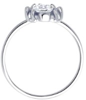 Inel din argint cu zirconii Sokolov 94014174 s.16,5 1,64g imaginea #3 — magazin online Desire.md