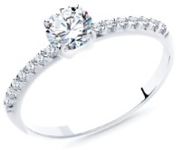 Inel din argint cu zirconii Sokolov 94012944 s.19 1,36g