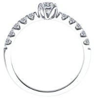 Inel din aur alb cu diamante Sokolov 9010187-5 s.16 1,77g imaginea #6 — magazin online Desire.md