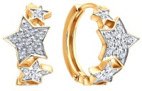 Cercei din aur cu zirconii Sokolov 200786 2,7g