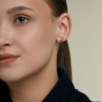 Cercei din aur Sokolov 0200972 1,68g imaginea #2 — magazin online Desire.md