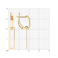 Cercei din aur Sokolov 029260  2,49g imaginea #2 — magazin online Desire.md