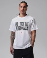 Tricou bărbătesc Nike Jordan Sport White/Black/University Red, s.S imaginea #1 — magazin online Desire.md