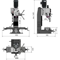 Фрезерный станок Optimum MB4 (3338451) фото №6 — интернет-магазин Desire.md