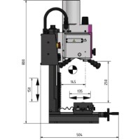 Фрезерный станок Optimum MH 15V (3338110) фото №5 — интернет-магазин Desire.md