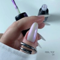 Top pentru gel-lac Siller Perl Top 01 8ml imaginea #2 — magazin online Desire.md