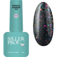 Топ для гель-лака Siller Sparkle Shimmer Top 8ml