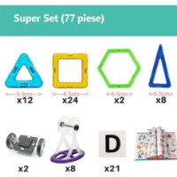 Конструктор New World Magnetic Building Blocks (10016) фото №4 — интернет-магазин Desire.md