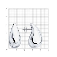 Cercei din argint Sokolov 94-122-02656-1  6,98g imaginea #3 — magazin online Desire.md