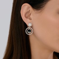 Cercei din aur cu agat si zirconiu Sokolov 94-322-02283-1  7,28g imaginea #4 — magazin online Desire.md