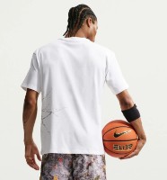 Мужская футболка Nike Basketball White, s.XXL (II0679-100) фото №2 — интернет-магазин Desire.md