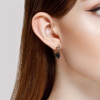 Серьги из золота с агатом Sokolov 727,703  3,95g фото №4 — интернет-магазин Desire.md