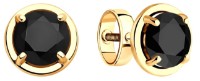 Серьги из золота с агатом Sokolov 728 672  1,88g