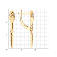 Серьги Sokolov 200,634  2,8g фото №5 — интернет-магазин Desire.md