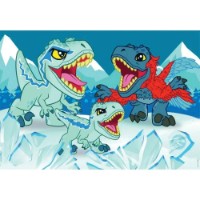 Puzzle Clementoni 2x20 Jurassic World (24810)  imaginea #2 — magazin online Desire.md