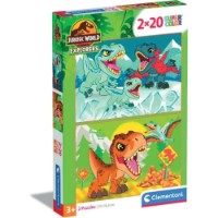 Puzzle Clementoni 2x20 Jurassic World (24810)  imaginea #3 — magazin online Desire.md