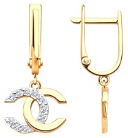 Серьги Sokolov 51-121-02988-1  2,44g фото №3 — интернет-магазин Desire.md