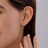 Серьги из золота с фианитами Sokolov 51-122-02820-1  1,29g фото №2 — интернет-магазин Desire.md