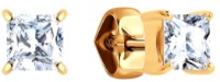 Серьги из золота с фианитами Sokolov 51-122-02938-1  1,33g