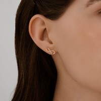Серьги из золота с бриллиантами Sokolov 51-222-02870-1  1,16g фото №2 — интернет-магазин Desire.md