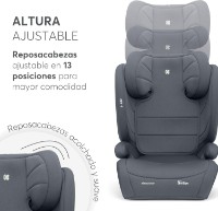 Scaun auto pentru copii Kikka Boo i-Aid i-Size 100-150cm Dark Grey (41002150023) imaginea #3 — magazin online Desire.md