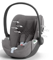 Scaun auto pentru copii Cybex Cloud T i-Size Plus Mirage Grey (523000238) imaginea #7 — magazin online Desire.md