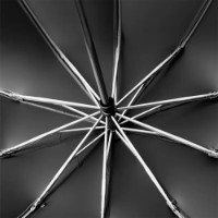 Зонт Xiaomi Windproof Strong 30 Bones Black фото №2 — интернет-магазин Desire.md